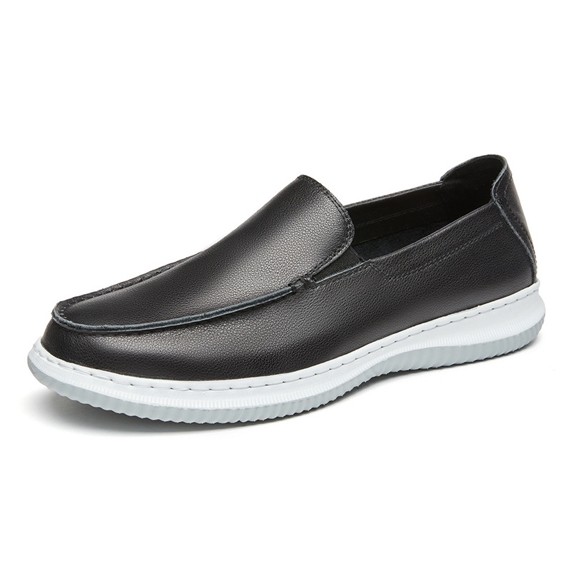 Mocasines Leather British Style Slip-On casual para hombre
