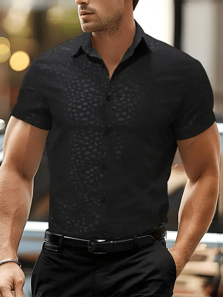 Camisa ejecutivo de manga corta para hombre