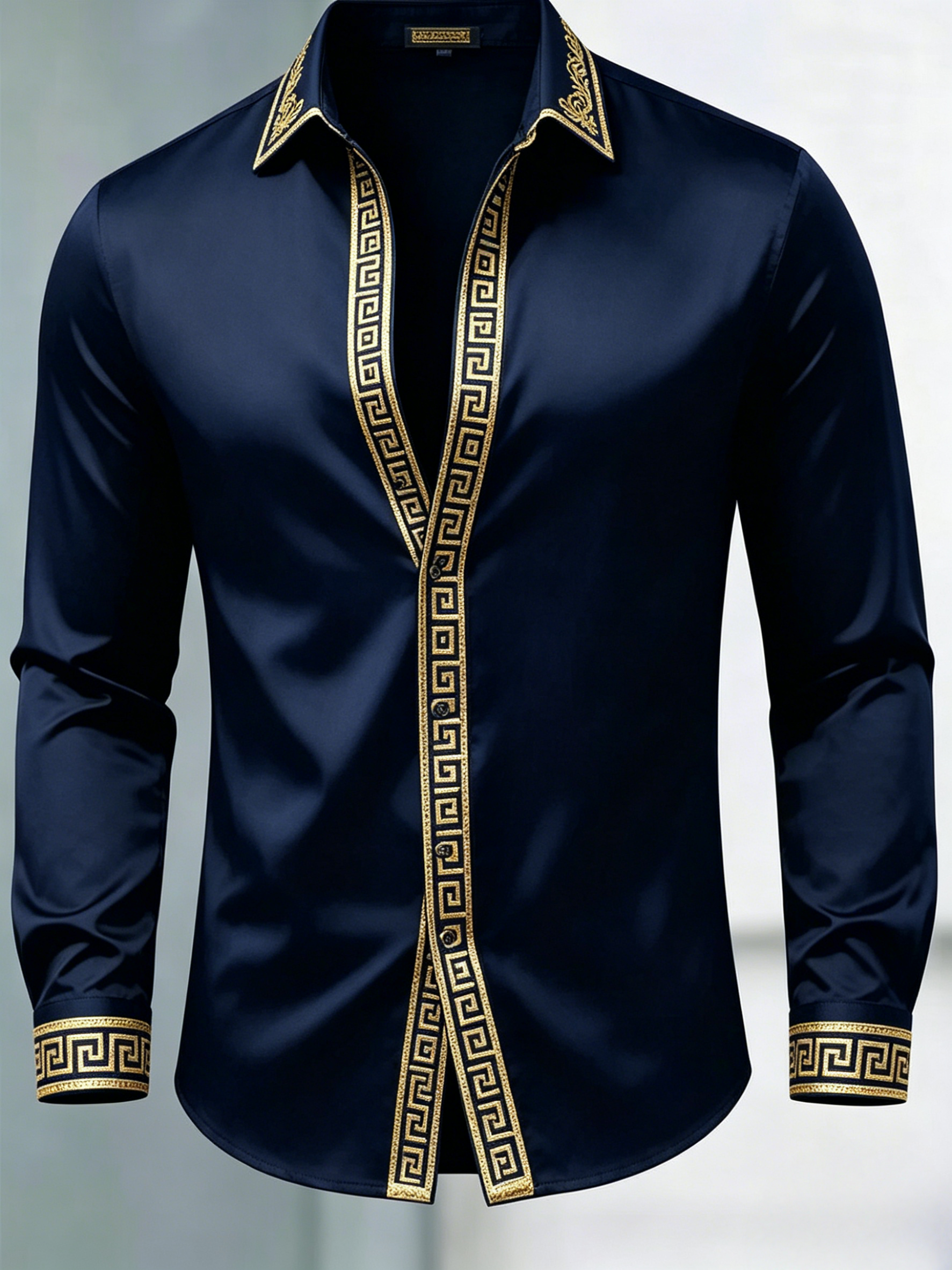 Camisa de lujo Gorgeous de manga larga para hombre