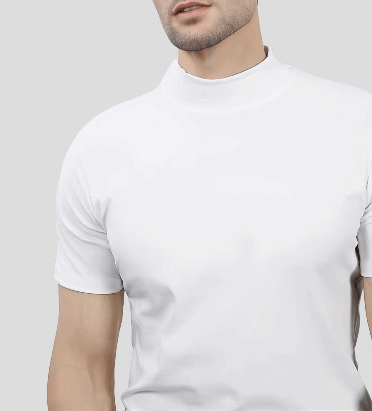 StayCool 2.0 Mock Neck de manga corta Tee