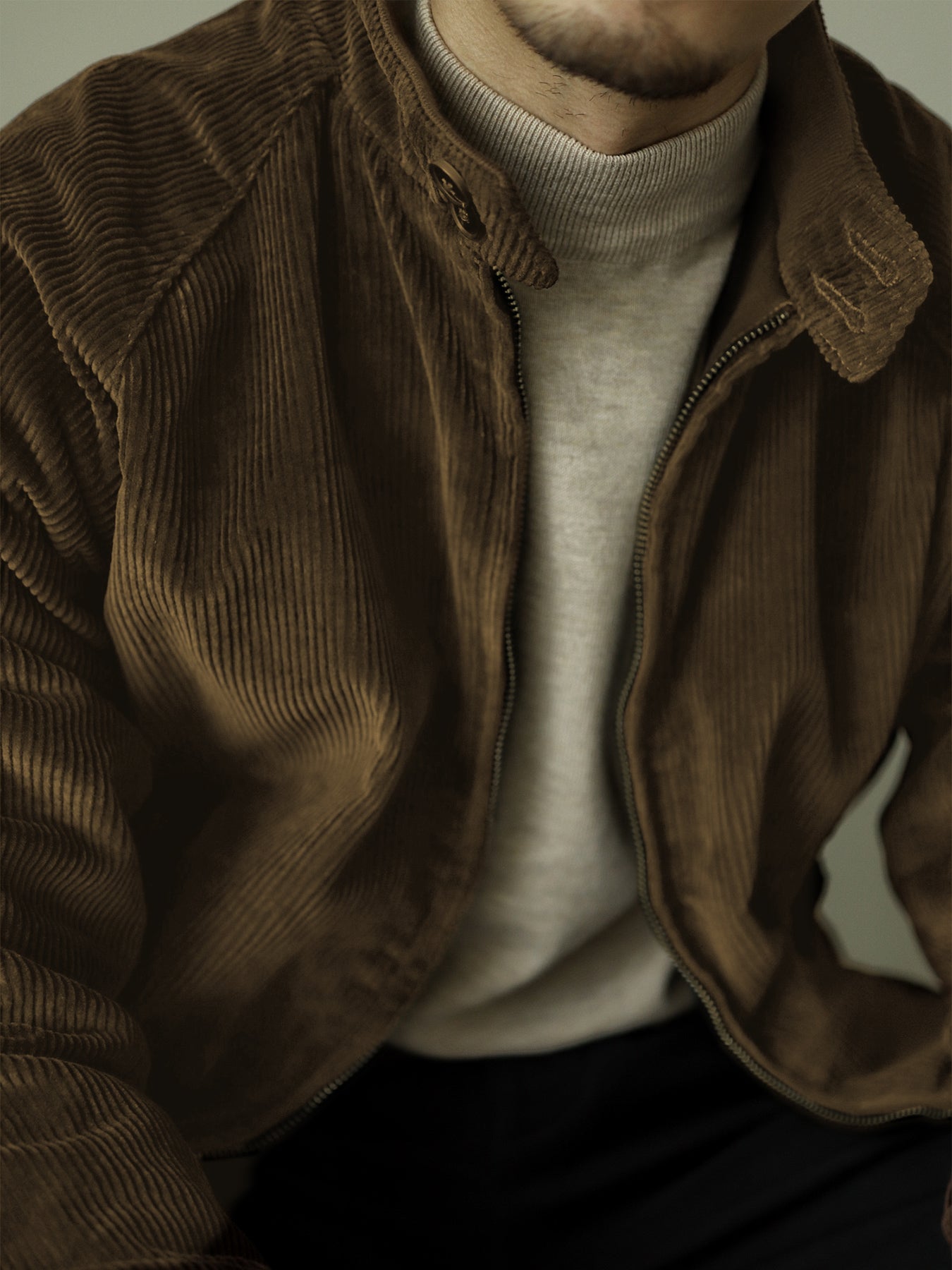 Chaqueta pana Harrington