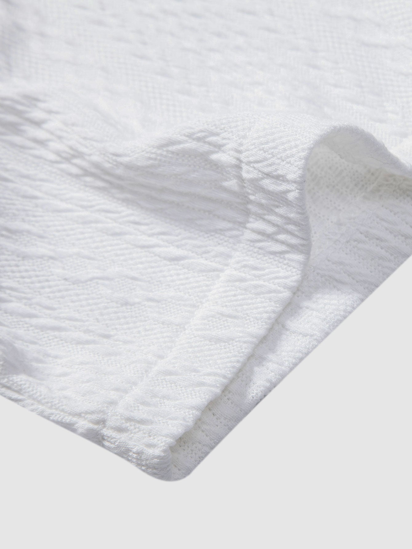 Camisa Muscle Fit Jacquard Textured