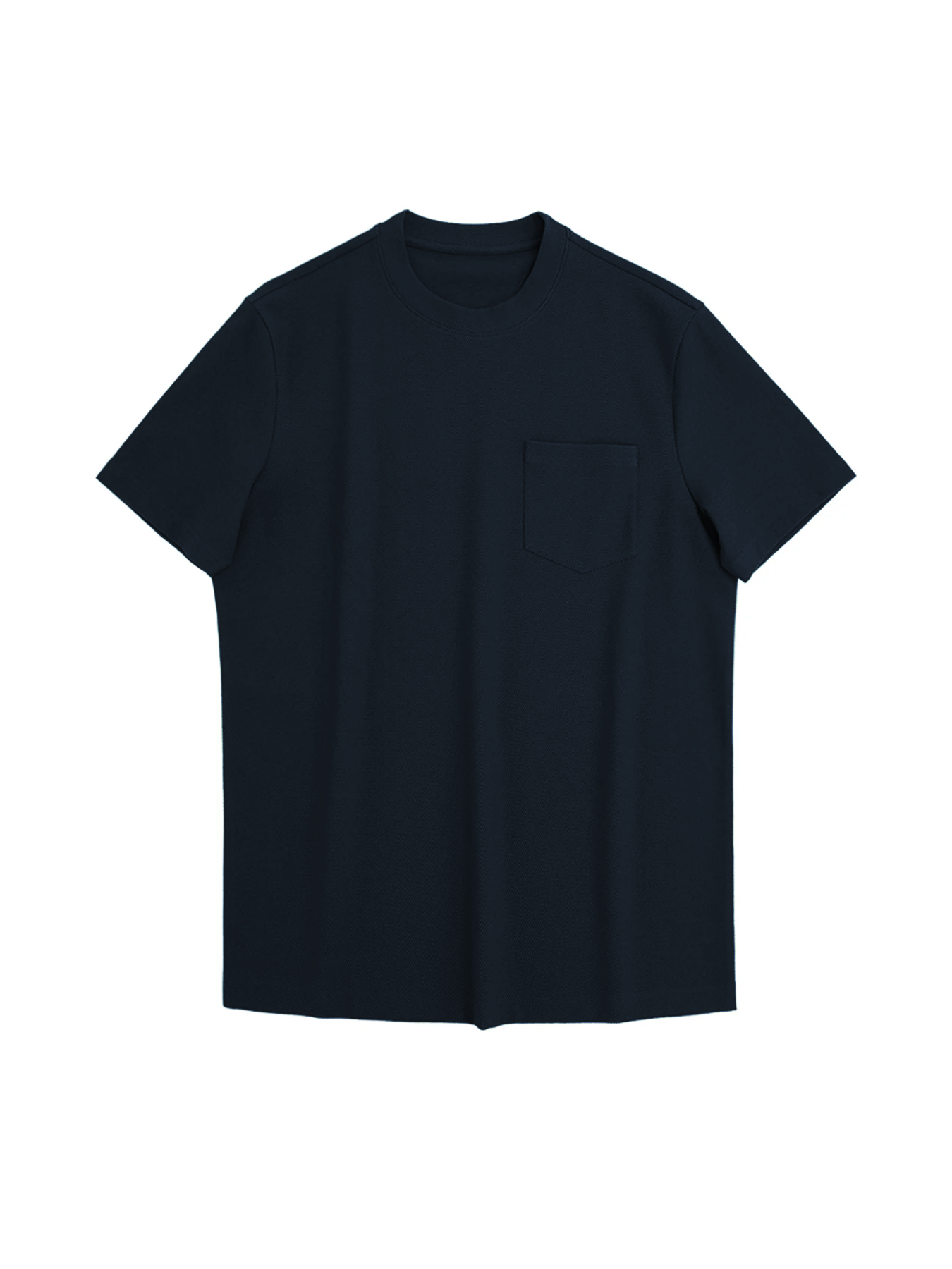 BreezeLuxe transpirable Piqué cuello redondo de manga corta Tee
