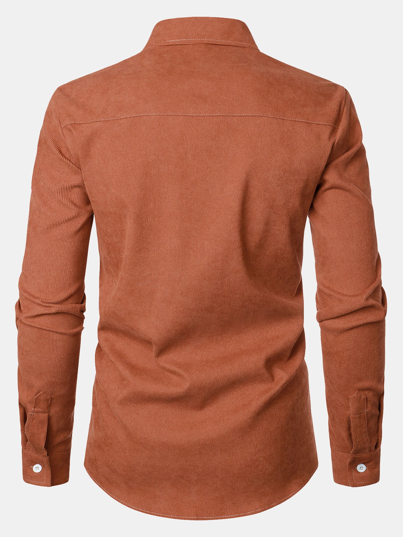 Camisa Corduroy a cuadros Panel Button Up