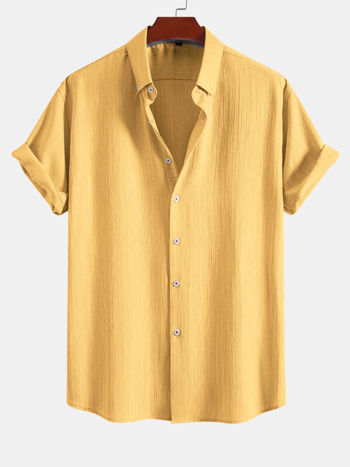Camisa Crinkled Textured con botones