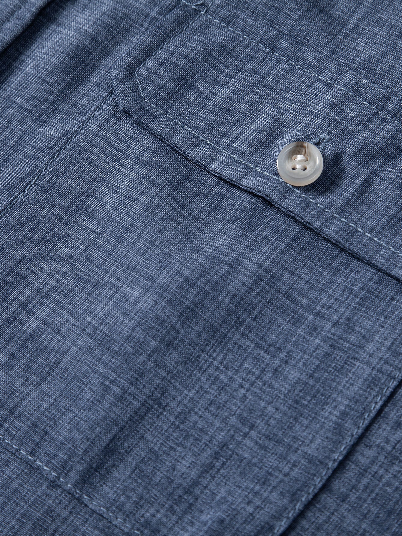 Camisa Textured Button Up With Two Pockets