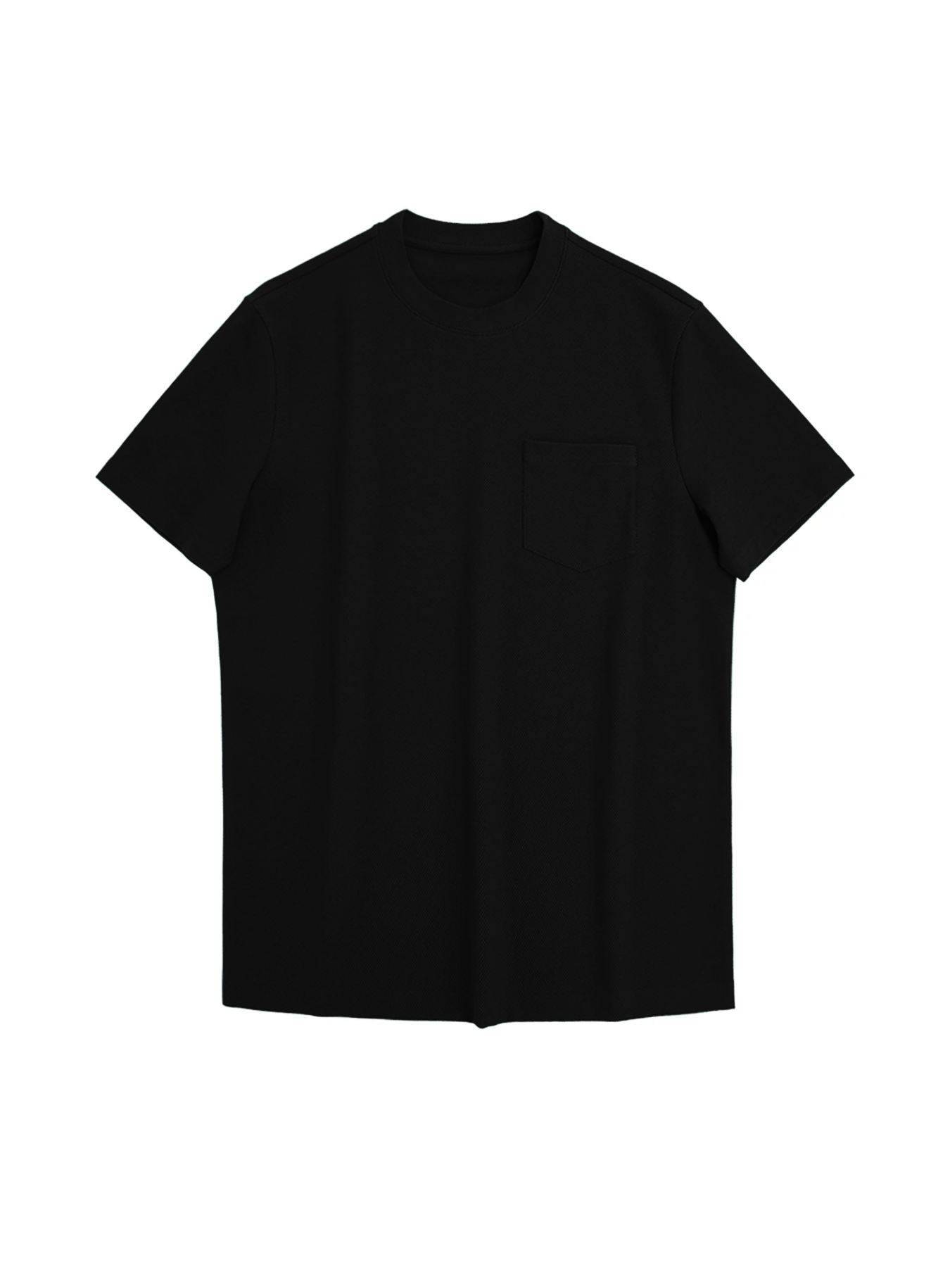BreezeLuxe transpirable Piqué cuello redondo de manga corta Tee