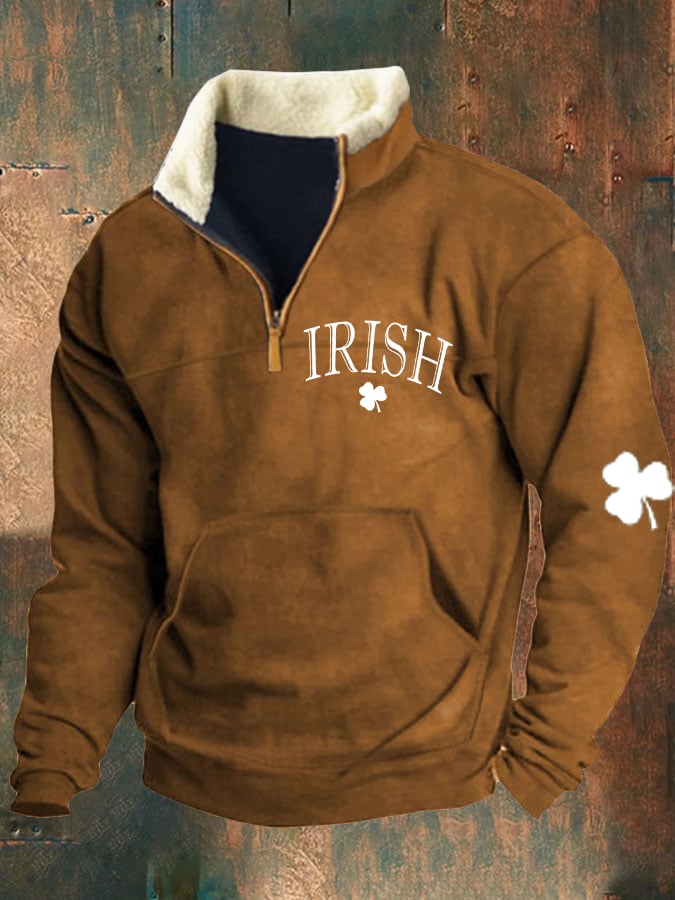 para hombre St. Patrick's Day Shamrock Print Sweacamiseta