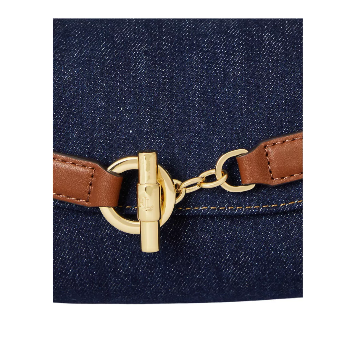Washed Denim Small Blaike Crossbody Bag - 6