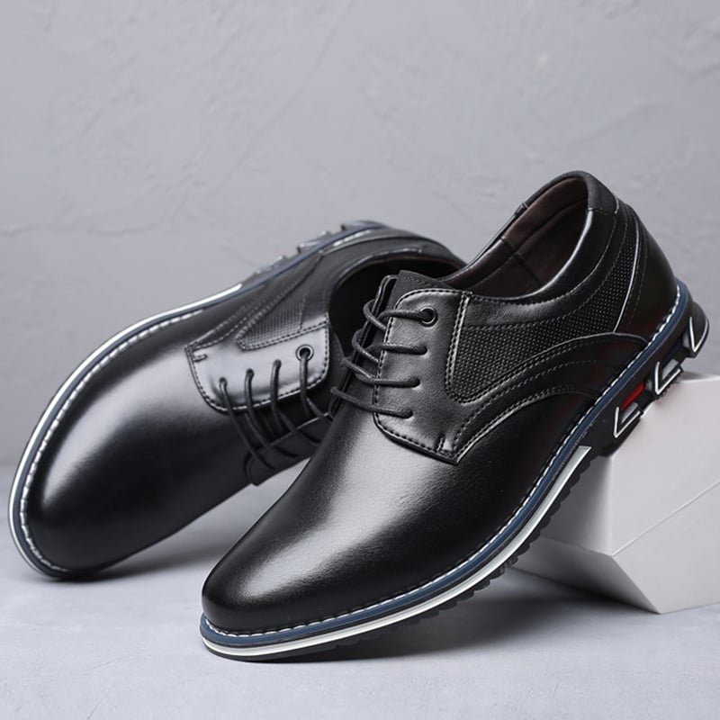 Zapatos British Style casual ejecutivo formal cuero para hombre
