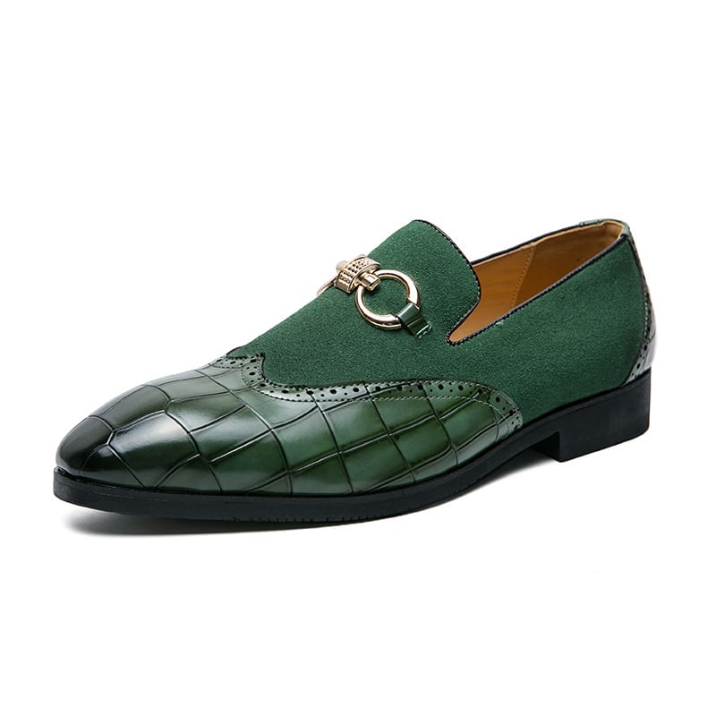 Zapatos de modaable British Style Patchpara trabajo casual para hombre