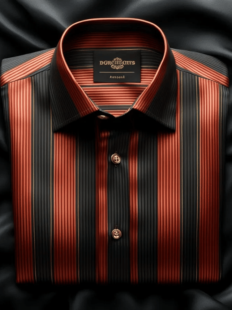 Camisa de lujo ejecutivo de manga larga para hombre