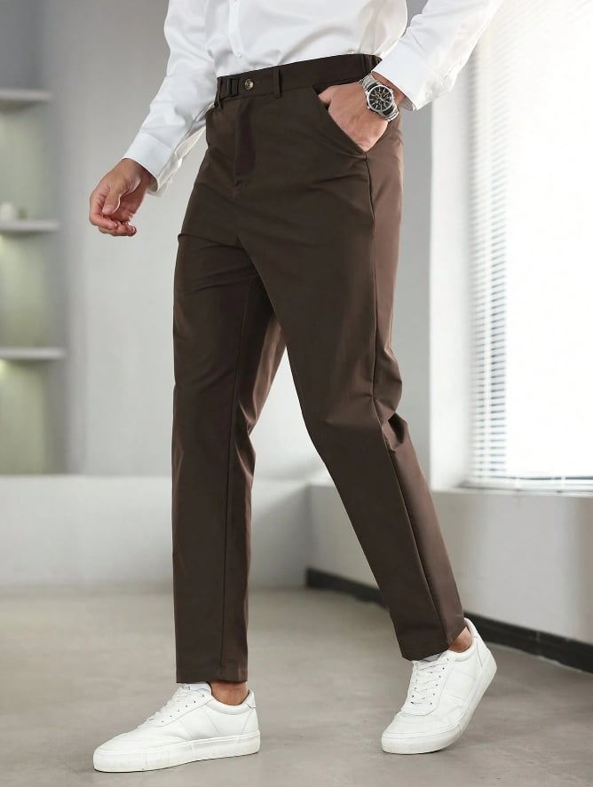 New ejecutivo Style Trousers para hombre