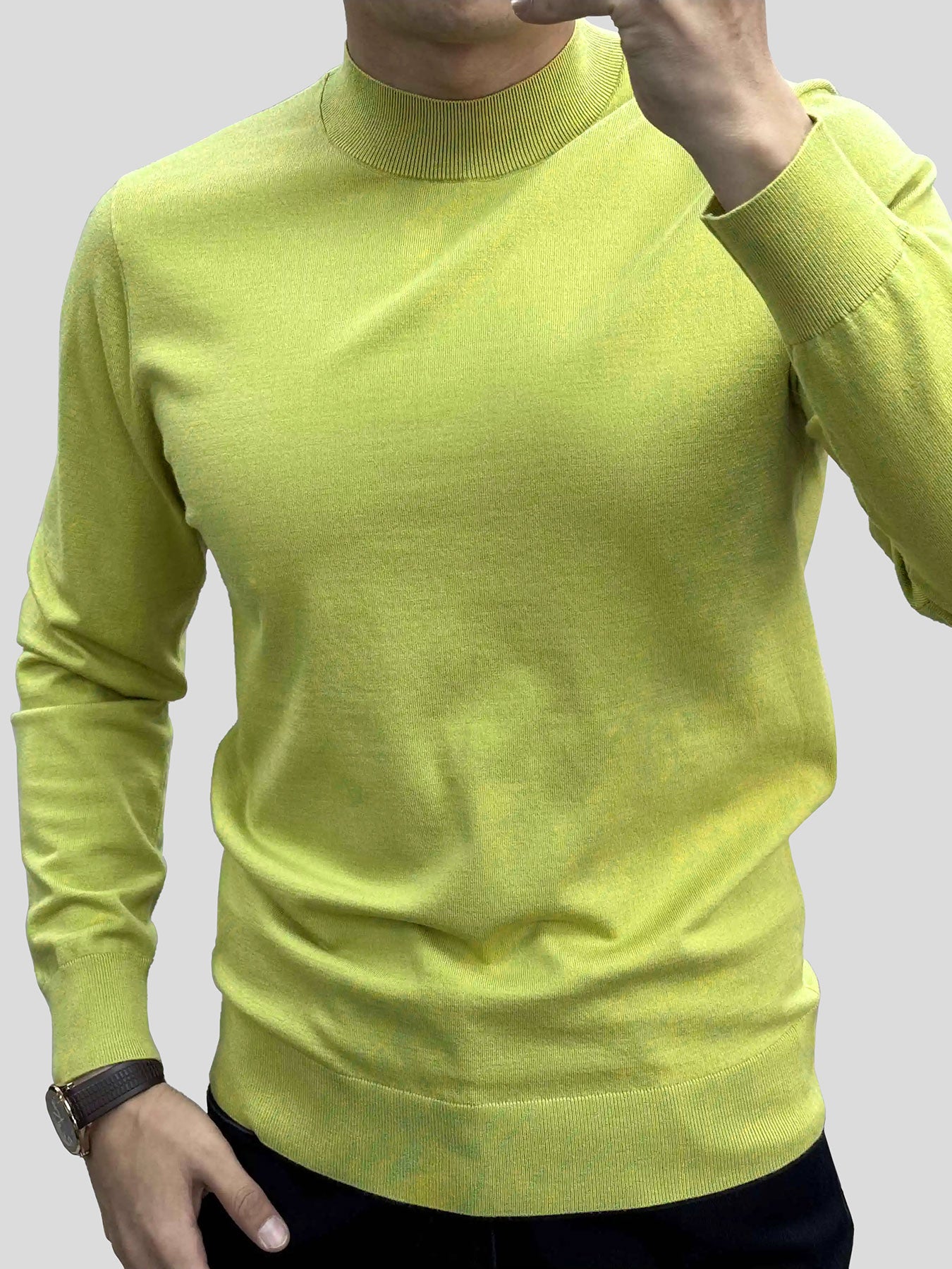 Gentletejido Mock Neck Sweater