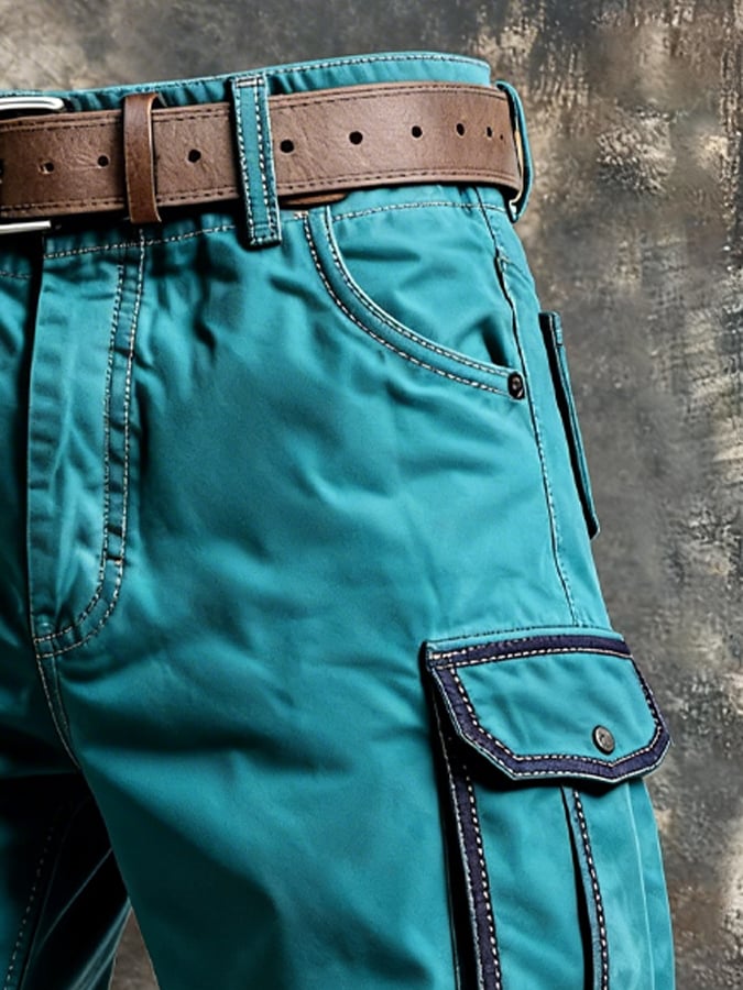 Shorts retro para exterior Functional para trabajo para hombre