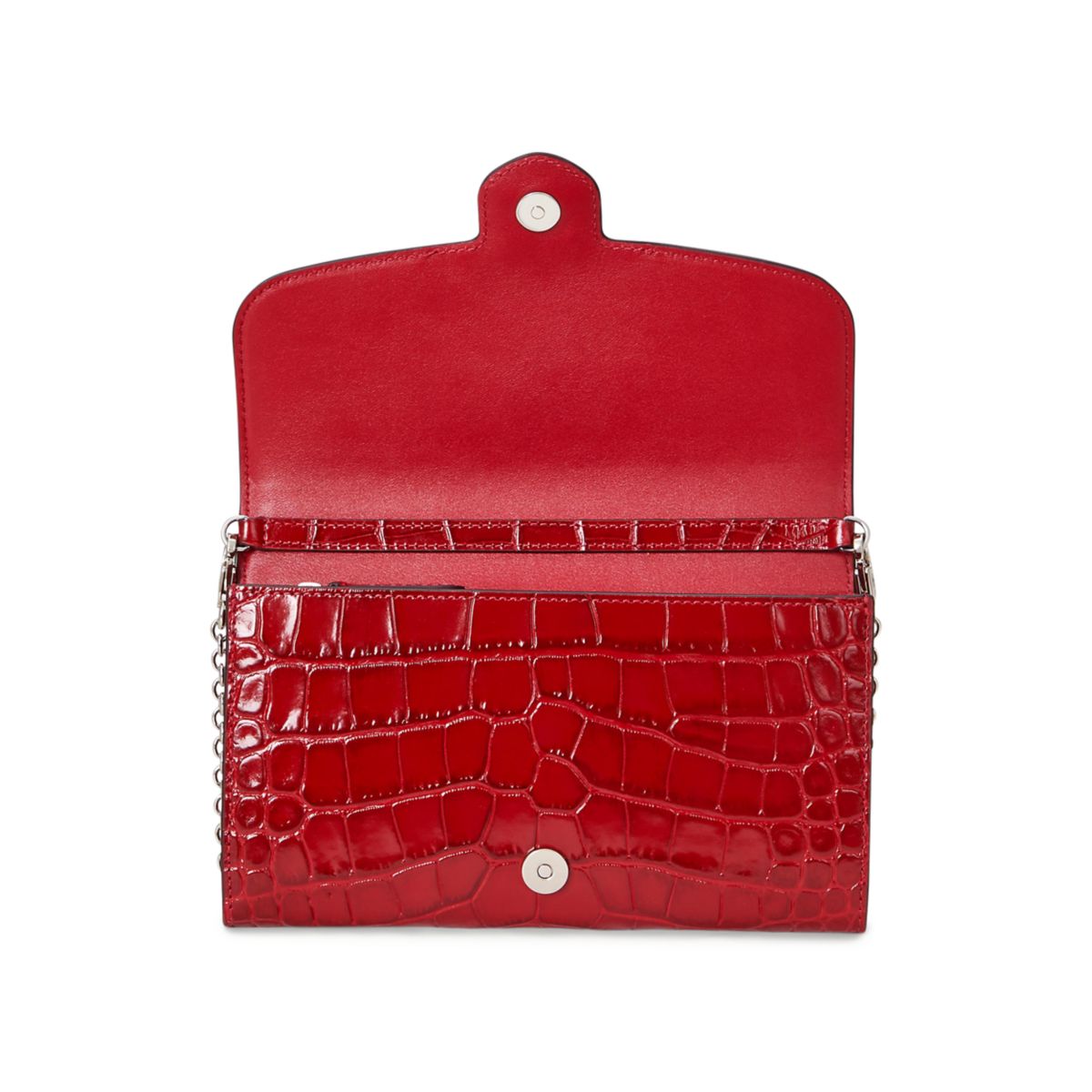 Croc Embossed Medium Adair Crossbody Bag - 6