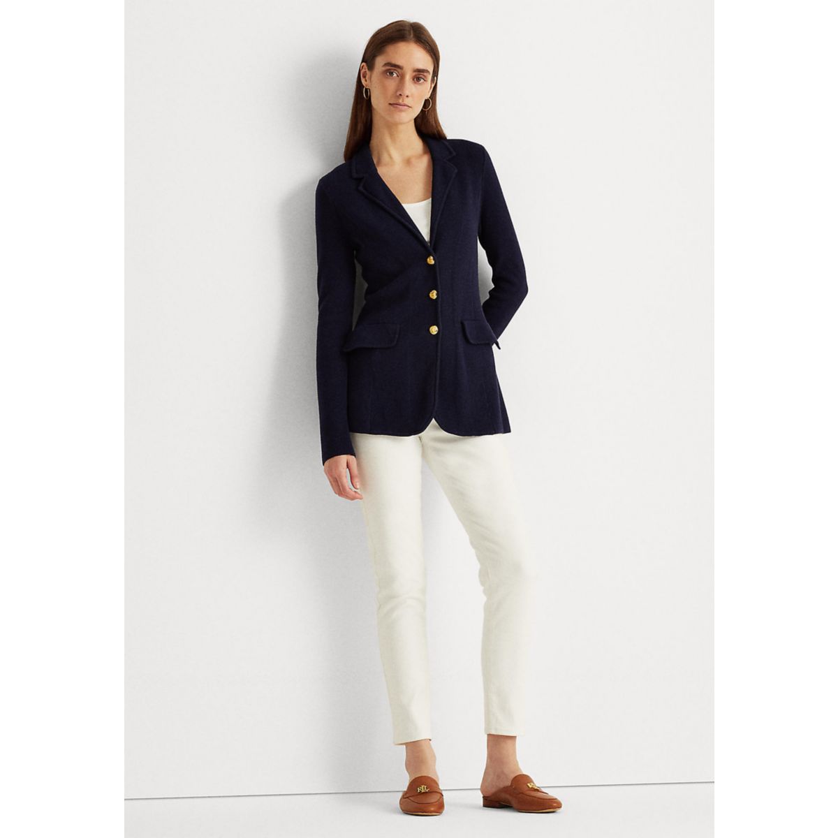 Sweater Knit Blazer - 4