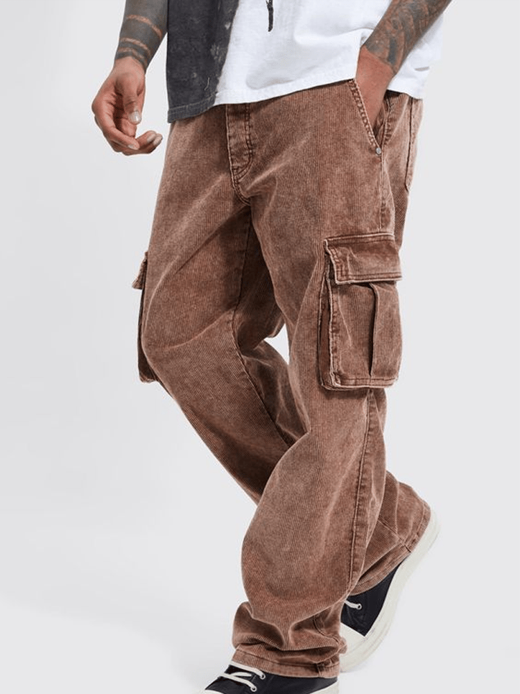 Vintage para exterior Multi-bolsillo Overalls para hombre