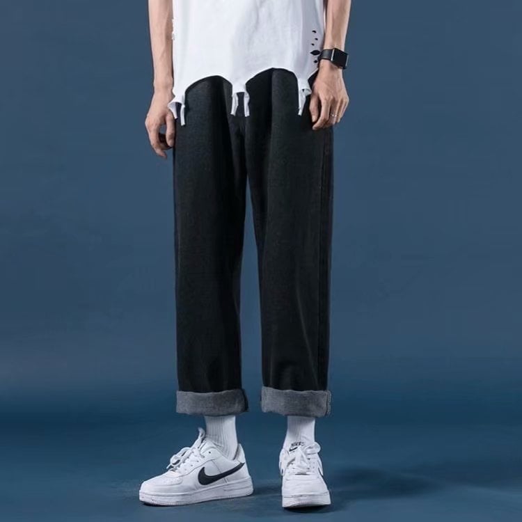 Trendy Brand holgado Hip-hop Jeans