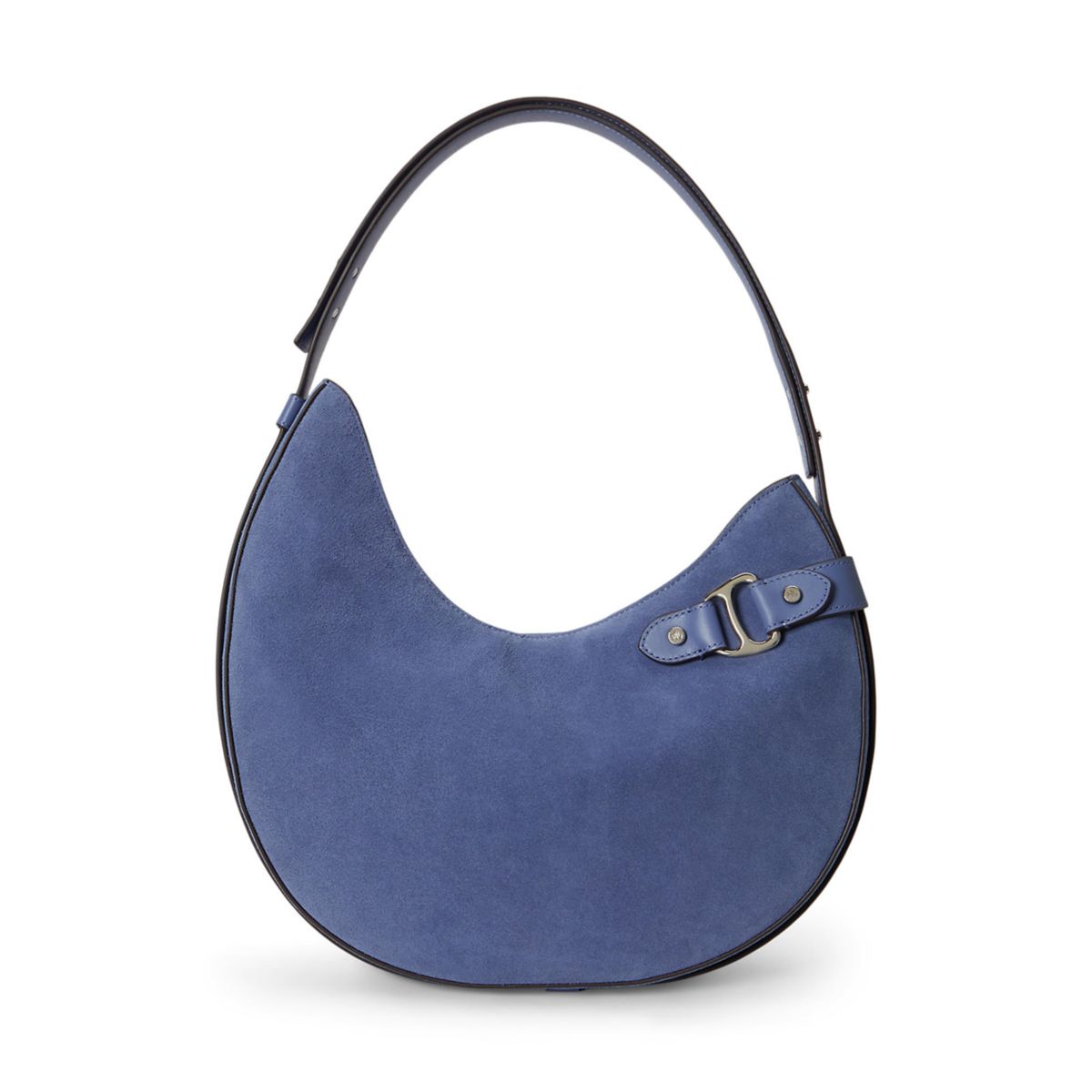 Suede Large Tasha Shoulder Bag - 2