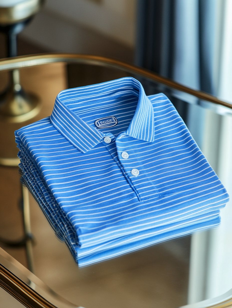 Camisa polo ejecutivo Button de manga corta para hombre