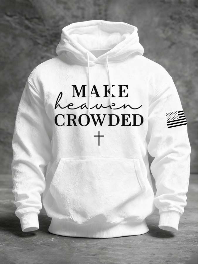 Sudadera Faith estampado de manga larga Hooded para hombre