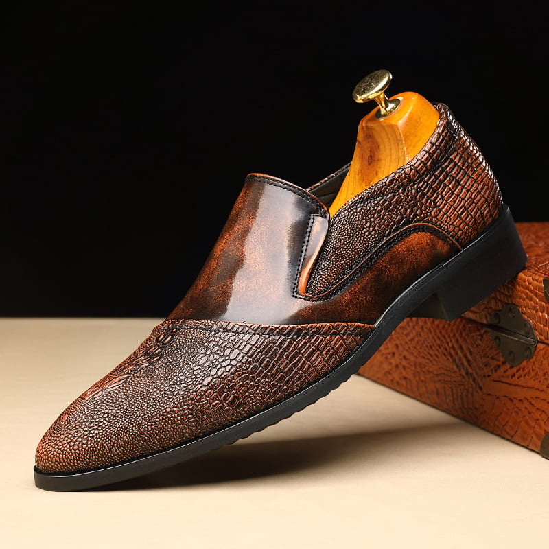 Zapatos clásicoal formal Style casual cuero Dress para hombre