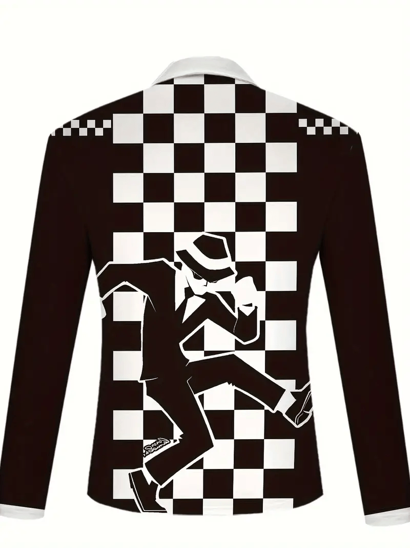 Camisa polo Trendy ejecutivo a rayas cierre para hombre