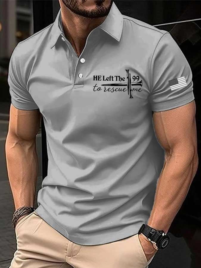Camisa polo faith estampado para hombre