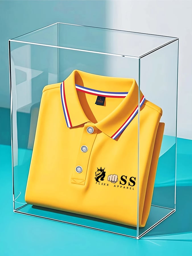 Camisa polo retro Letter Design estampado casual para hombre