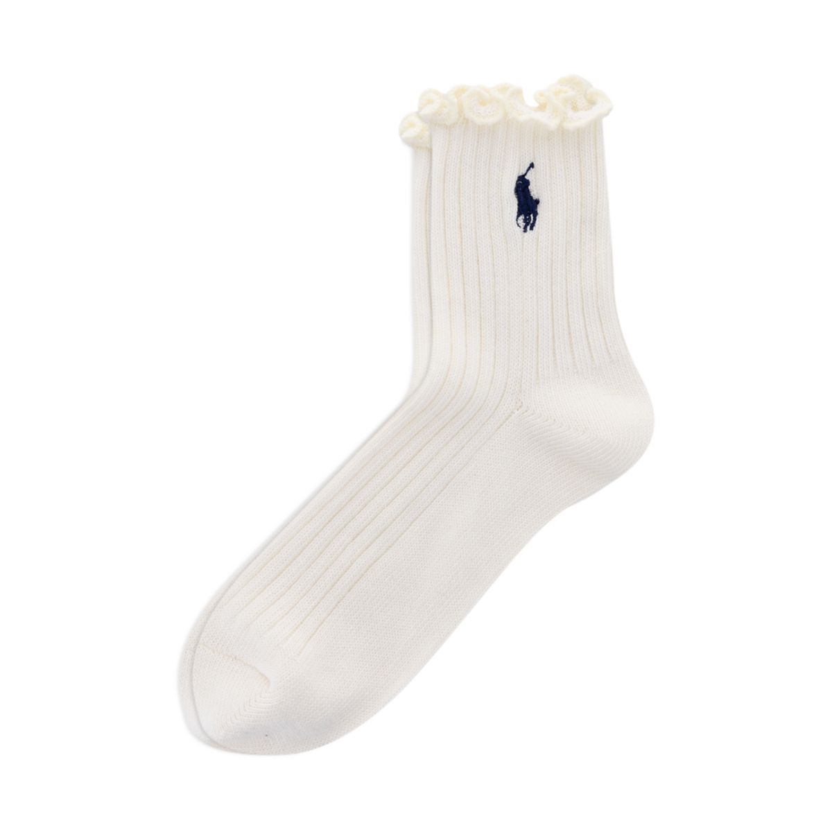 Polo Ralph Lauren Women's Lettuce Edge Ankle Sock - 1