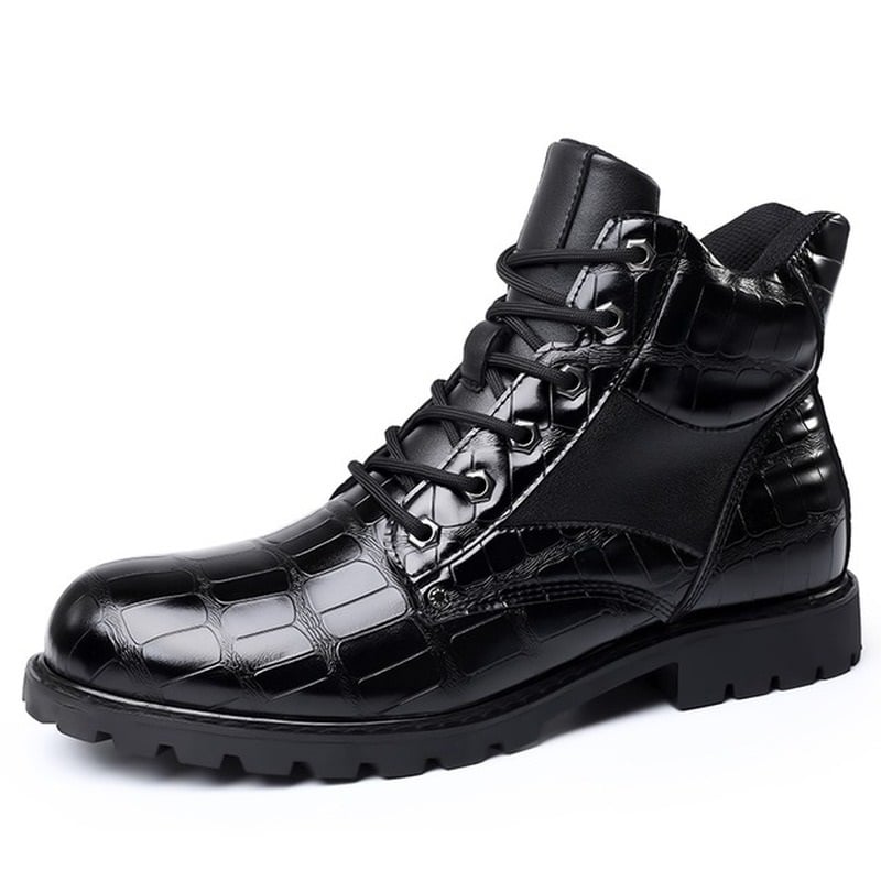Botas High-end cuero Painted Colors Quality de lujo Men Causal