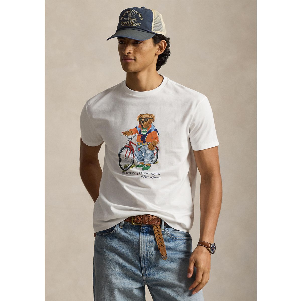 Classic Fit Polo Bear Camp Shirt - 1