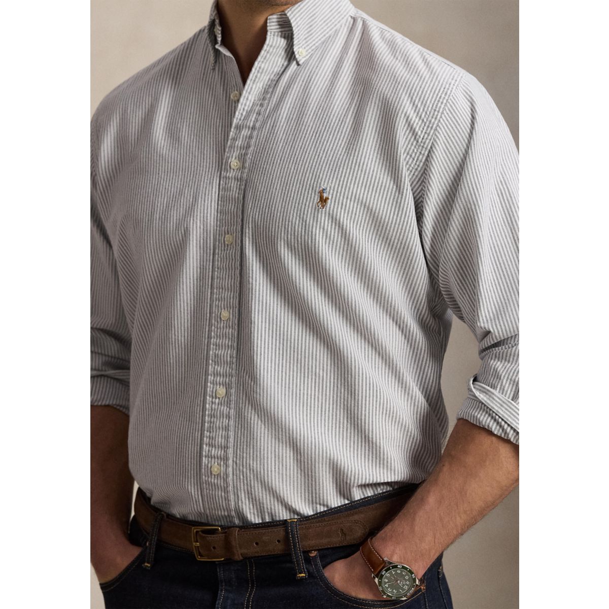 Striped Oxford Shirt - 3