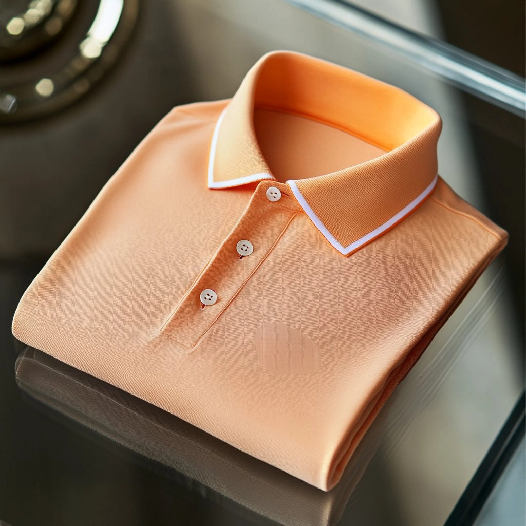 Camisa polo ejecutivo casual bordado Button de manga corta para hombre