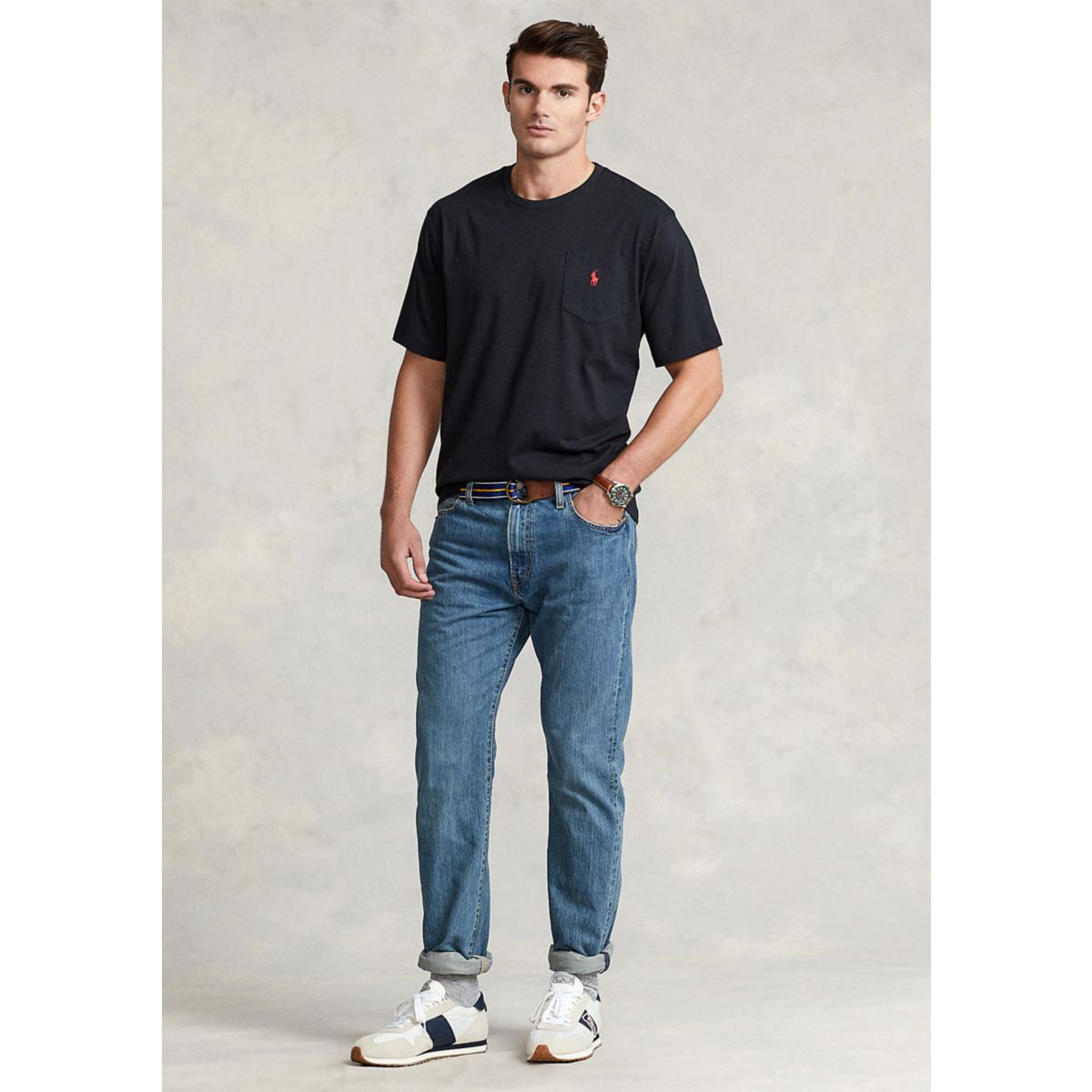 Big & Tall Classic-Fit Pocket Crewneck T-Shirt - 4