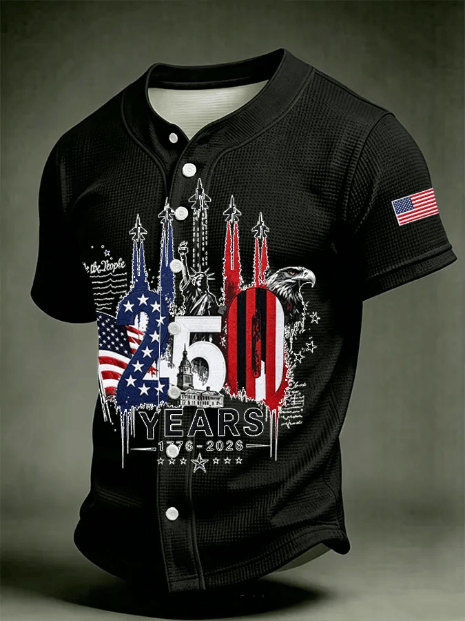 Estampado casual Top para hombre