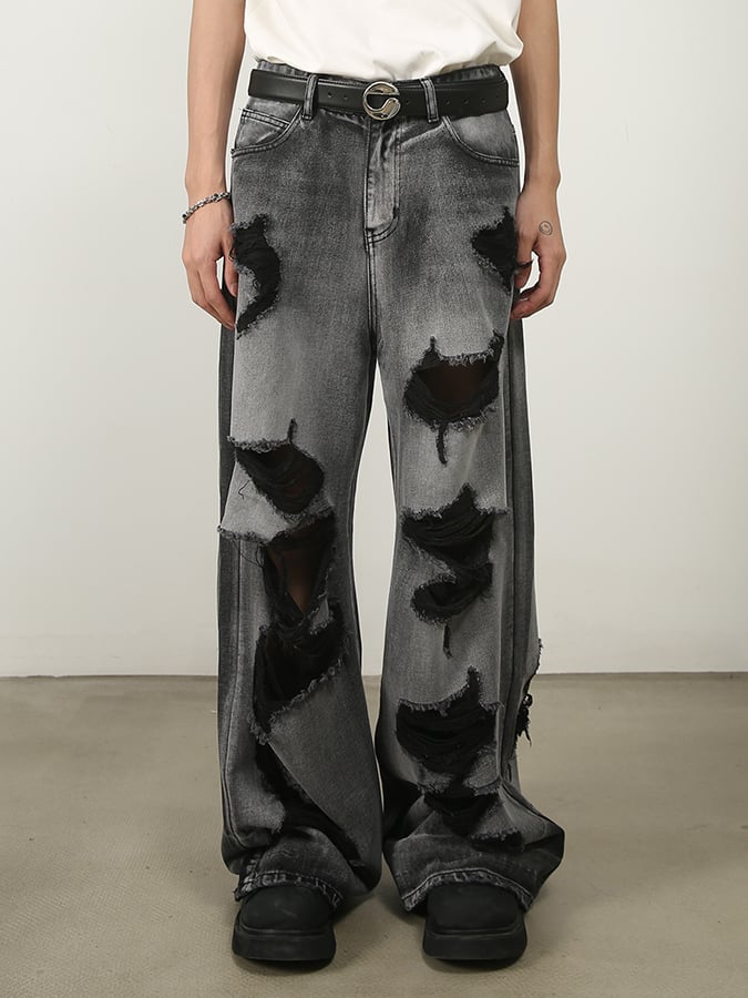 Elegantee casual Ripped Jeans para hombre