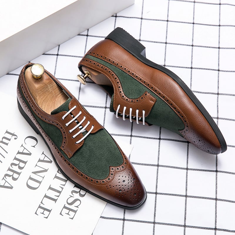 Zapatos de modaable British Comfortable casual Pointed Toe All-Match cuero