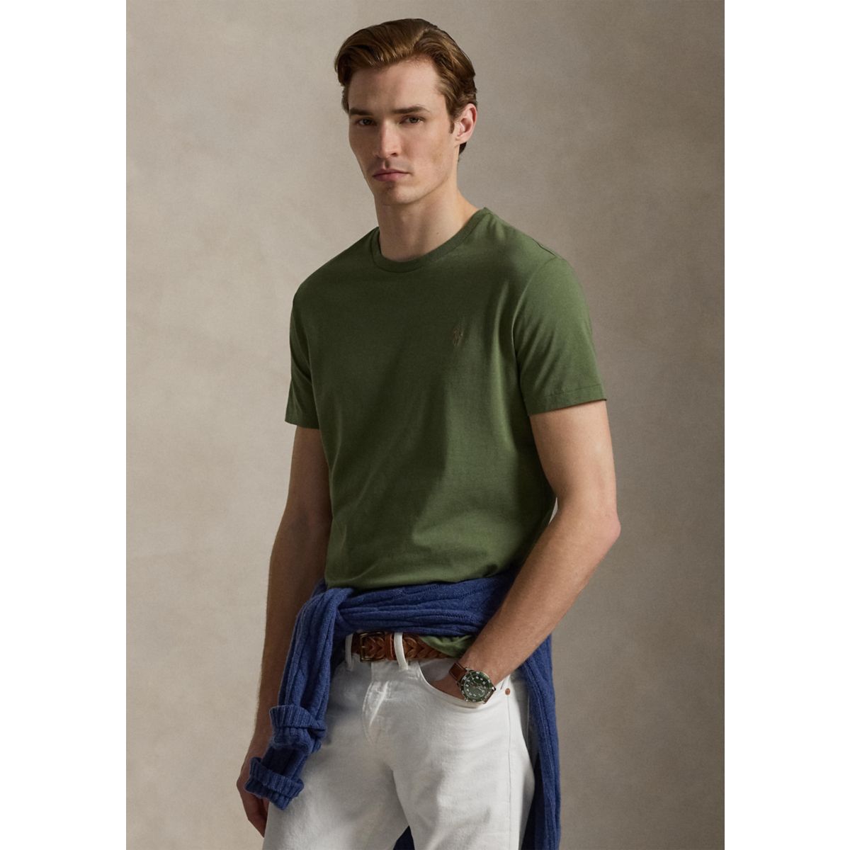 Classic Fit Jersey Crewneck T-Shirt - 8