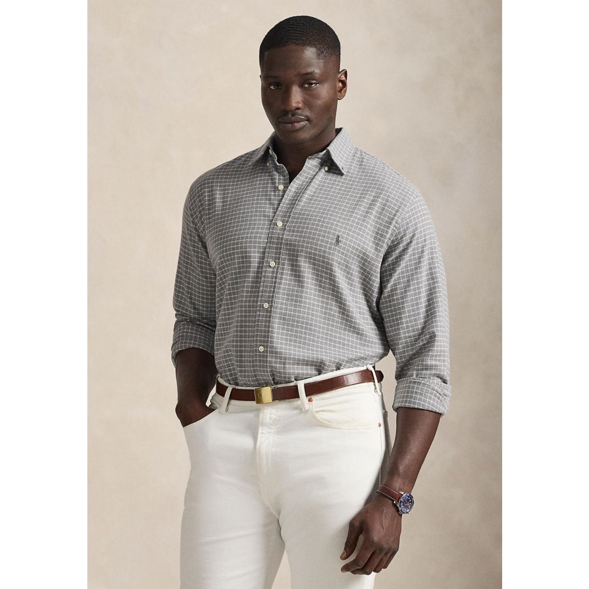 Big & Tall Performance Twill Shirt - 1