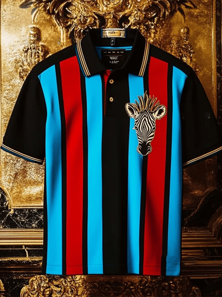 Camisa polo ejecutivo casual Button de manga corta para hombre