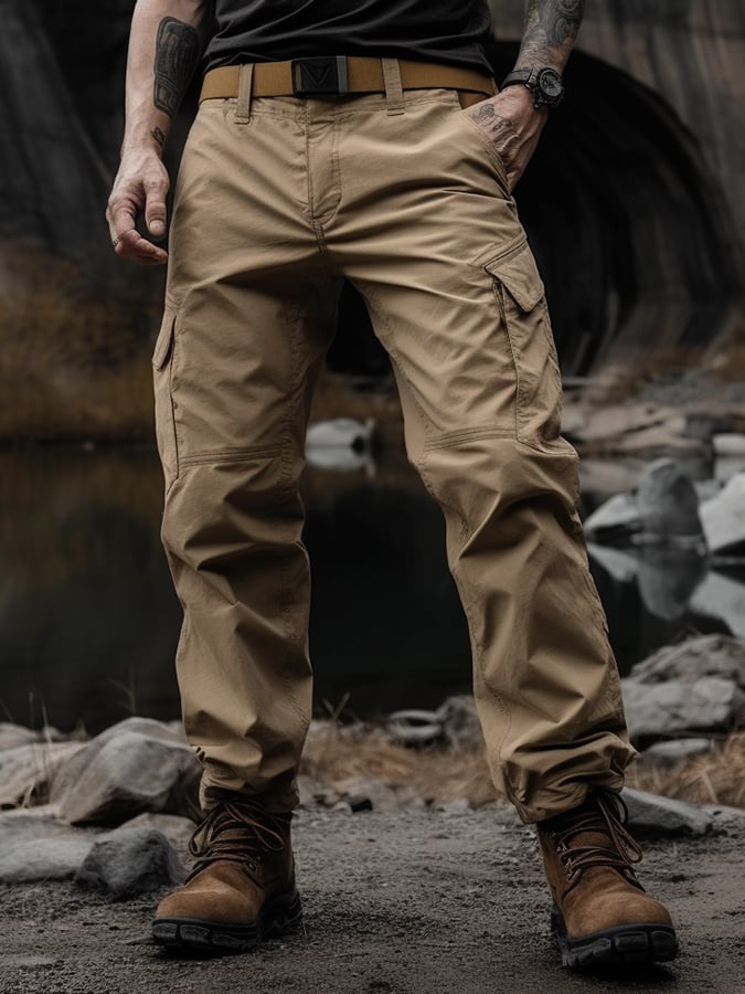 Retro Western Waterproof Ripstop para exterior Trousers para hombre