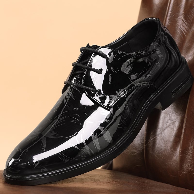 Zapatos petal diseño cuero para hombre