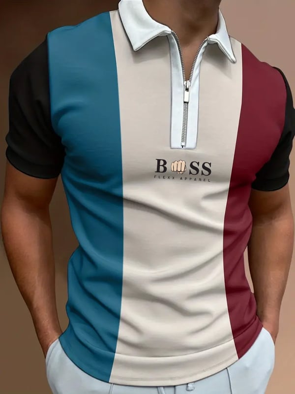 Casual cierre Polo para hombre