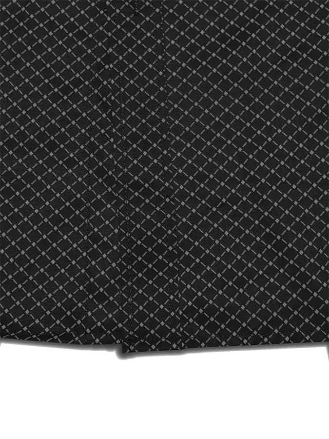 Camisa geométrico Design ejecutivo casual para hombre