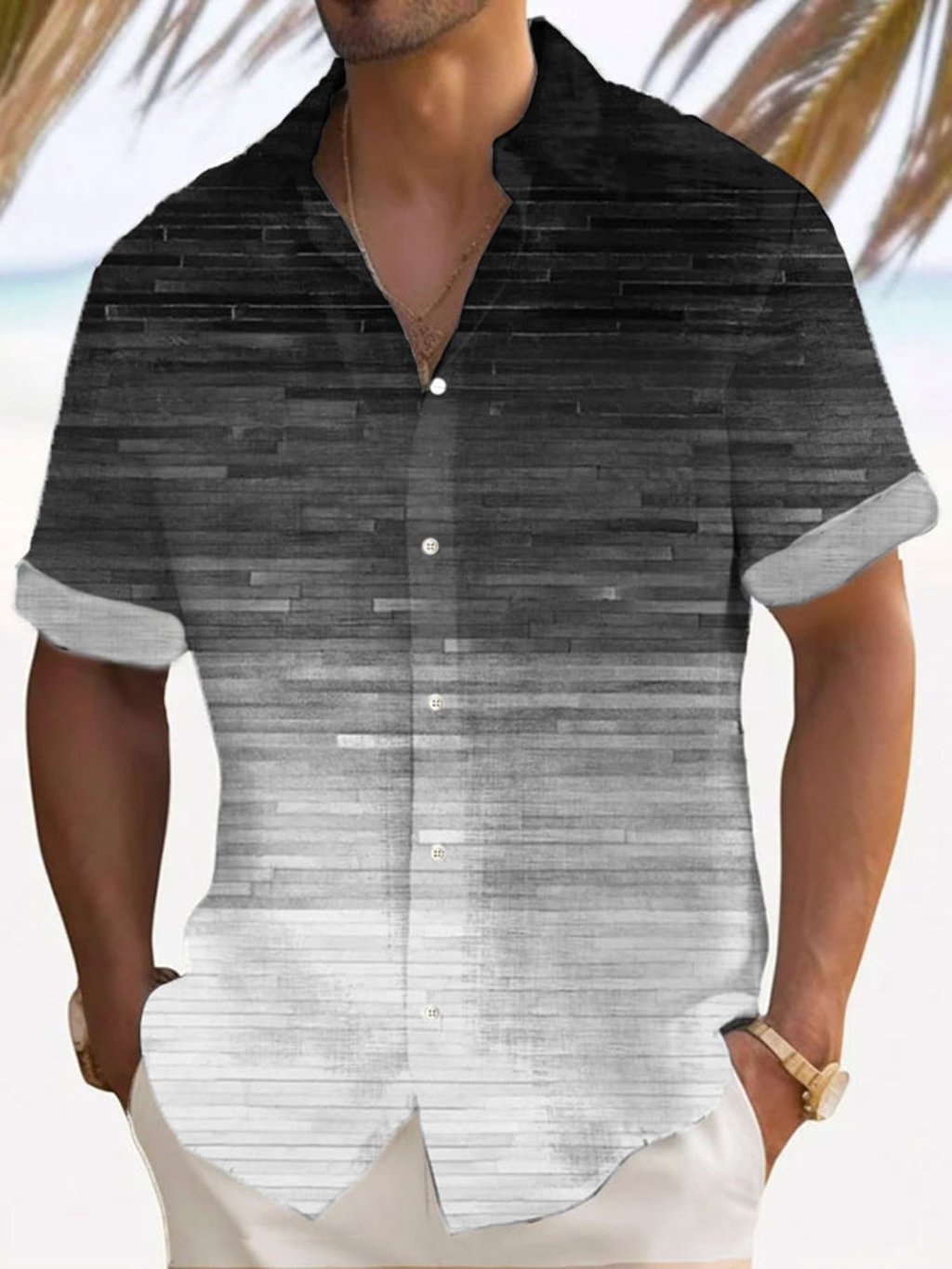 Resort Style Princamiseta para hombre