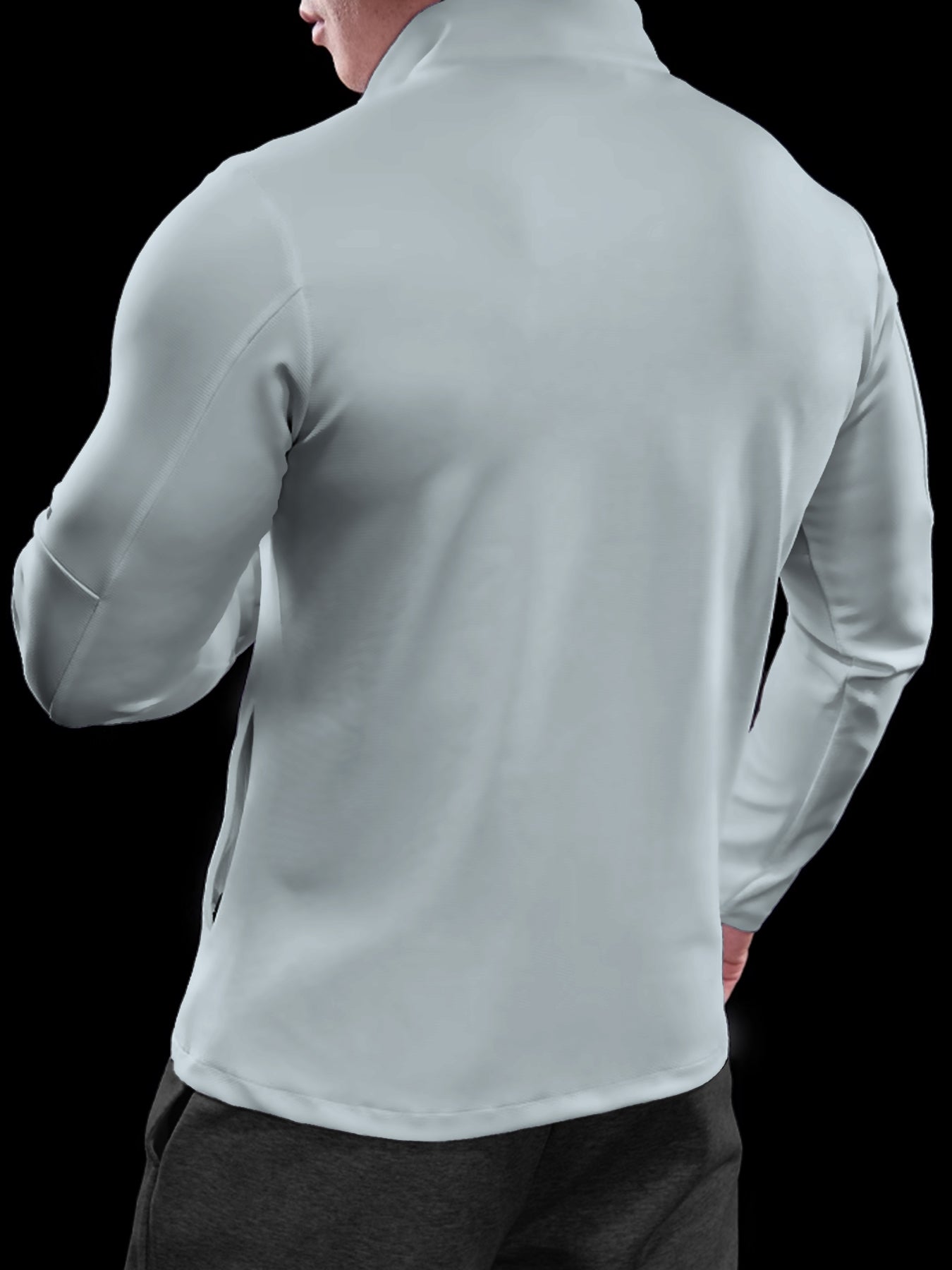 Chaqueta SmoothBlend Quick Dry Stand cuello Sports Fitness
