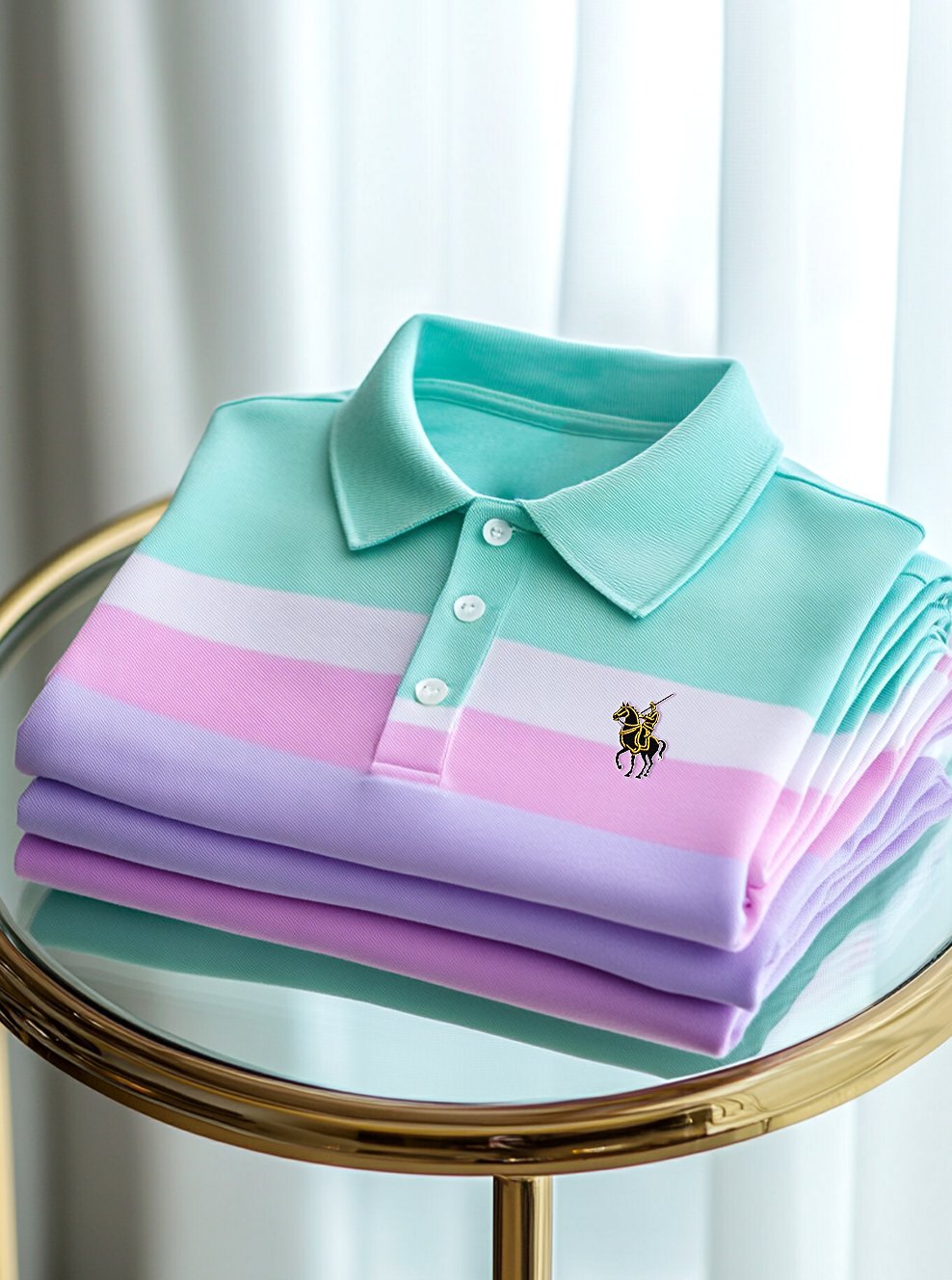 Camisa polo ejecutivo casual Button de manga corta para hombre
