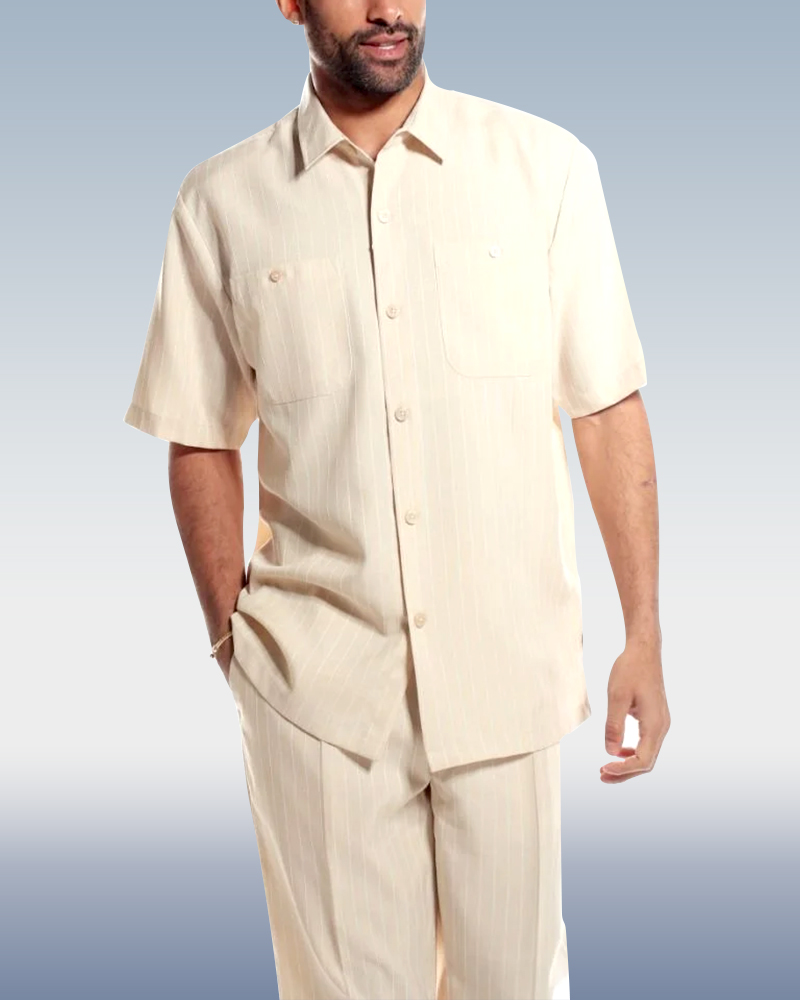 Stacy Adams 2 Piece Walking Suit - Light rayas para hombre